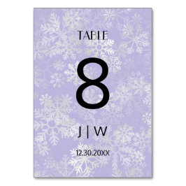 Aantal sneeuwkerst  kaart