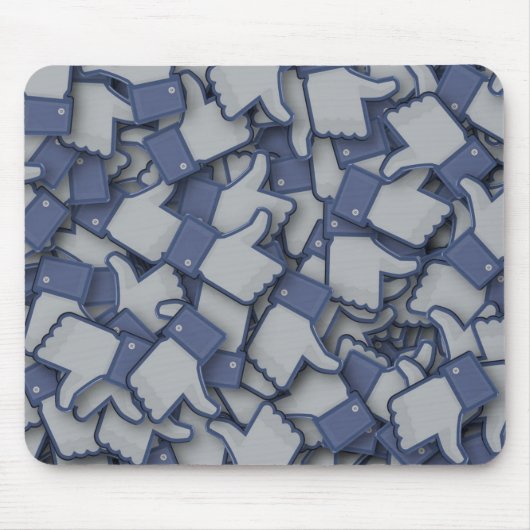 Aantal vind-ik-leuks. muismat (Voorkant)