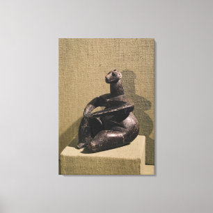 Aantal vrouwen in zitplaatsen, 3500-2500 BC Canvas Afdruk