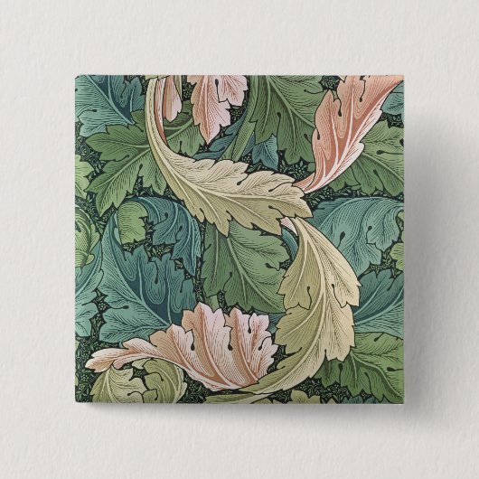 "Aantanthus" mapparaat, 1875 Vierkante Button 5,1 Cm (Voorkant)