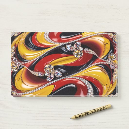 Aantekeningen met Belgische kleuren Post-it® Notes (Op bureau)