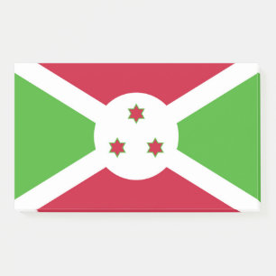 Aantekeningen met vlag van Burundi Post-it® Notes