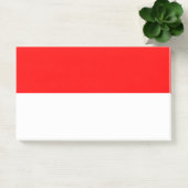 Aantekeningen met vlag van Indonesië Post-it® Notes (Kantoor)