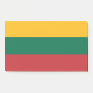 Aantekeningen met vlag van Litouwen Post-it® Notes
