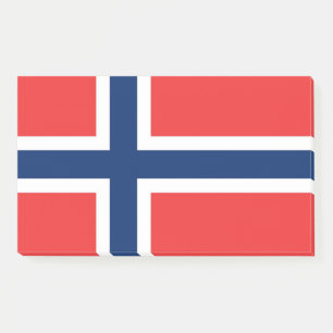 Aantekeningen met vlag van Noorwegen Post-it® Notes