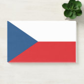 Aantekeningen met vlag van Tsjechië Post-it® Notes (Kantoor)