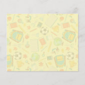 Aantekeningen op het patroon van schoolbevoorradin (Voorkant)