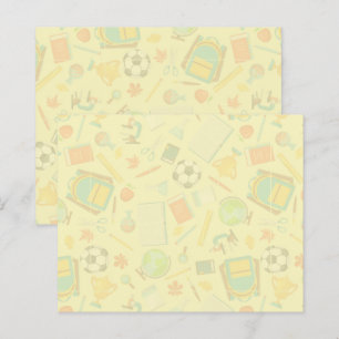 Aantekeningen op het patroon van schoolbevoorradin