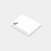 Aantekeningen van Weimaraner personaliseren Post-it® Notes (Schuin)