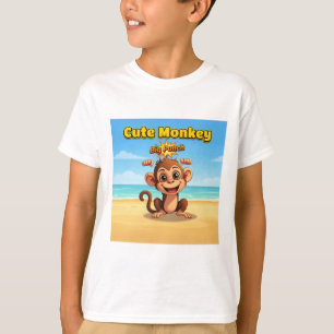 aantrekkelijk aap ontwerp voor t-shirt