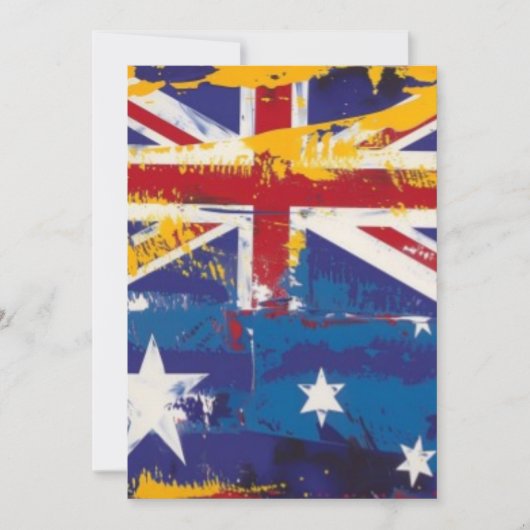 Aantrekkelijk Australië Feestdagenkaart (Voorkant)