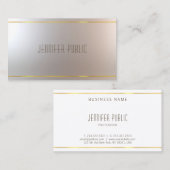 aantrekkelijk, modern design professionele glamour visitekaartje (Voorkant / Achterkant)
