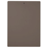 Aantrekkelijk Monogram Modern Minimalist Klembord (Achterkant)