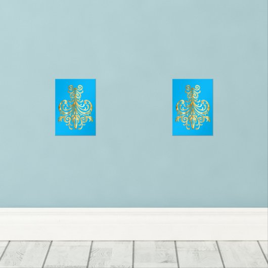 Aantrekkelijk, Posters en andere verschillende kle Muurkunst Sets (Houten vloer)