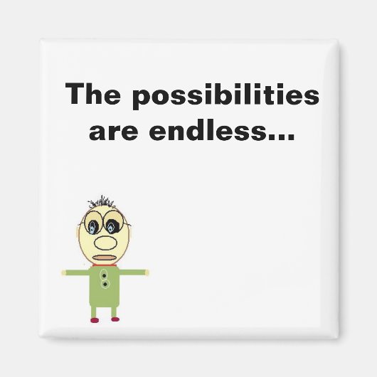 "AANTREKKELIJK RECHT" MAGNEET (Voorkant)