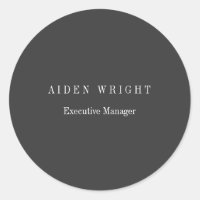 Aantrekkelijk zwart klassiek minimalistisch