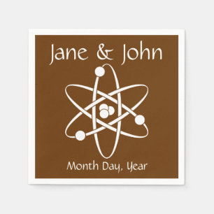 Aantrekkelijke krachten in chocolade servetten