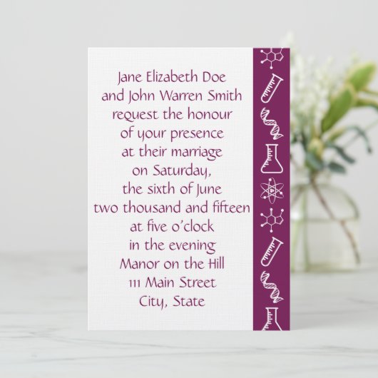 Aantrekkelijke krachten in de uitnodiging tot wedd (Staand voorkant)