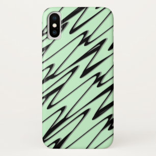 Aantrekkelijke Mint Green Dynamic iPhone X Hoesje