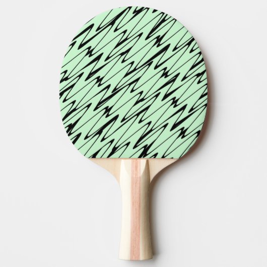 Aantrekkelijke Mint Green Dynamic Tafeltennisbatje (Voorkant)