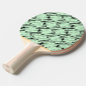 Aantrekkelijke Mint Green Dynamic Tafeltennisbatje (Voorkant Gekanteld)