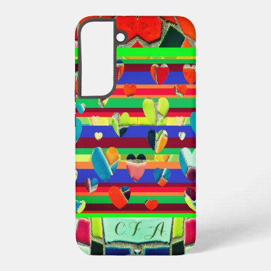 Aantrekkelijke mozaïek samsung galaxy hoesje (Achterkant)