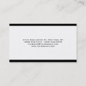 Aantrekkelijke trendy stijlvolle moderne minimalis visitekaartje (Achterkant)