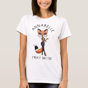 Aantrekkelijke Vossenbruid Bachelorette Party Wi T-shirt