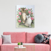 Aantrekking Canvas Afdruk (Insitu (Woonkamer))