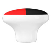 aantrekking van de keramische knop met vlag van de (Zijkant)