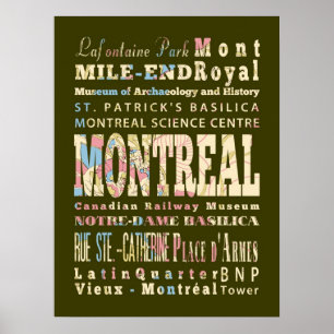 Aantrekkingen en beroemde plaatsen in Montreal, Qu Poster