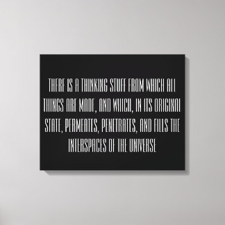 Aantrekkingswet Quote Canvas Afdruk
