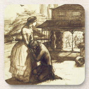 Aanvaard, 1853 (pen en bruine inkt op papier) drankjes onderzetter