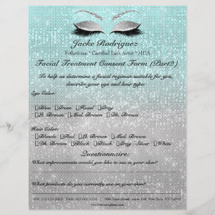 Aanvaardbare behandeling Formulier blauw grijs Flyer