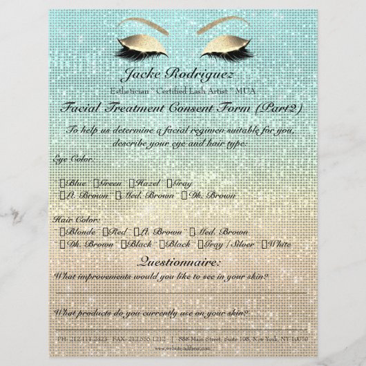 Aanvaardbare behandeling Formulier Blue Gold Flyer (Voorkant)