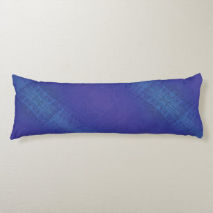 aanvaarding   Blauw Indigo Violet Shibori Patroon Lichaamskussen