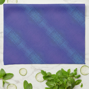 aanvaarding   Blauw Indigo Violet Shibori Patroon Theedoek