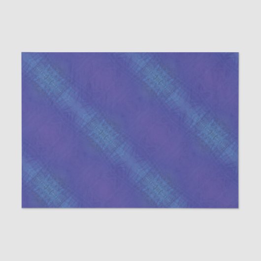 aanvaarding | Blauw Indigo Violet Shibori Patroon Tissuepapier (Voorkant)