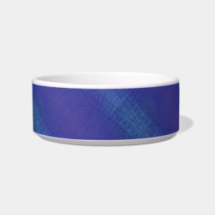 aanvaarding Blauw Indigo Violet Shibori Patroon Voerbakje