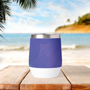 aanvaarding   Blauwe Indigo Violet Boho medailles