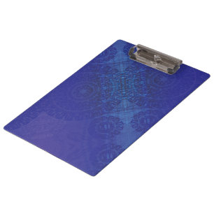 aanvaarding Blauwe Indigo Violet Boho medailles Klembord
