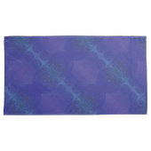 aanvaarding | Blauwe Indigo Violet Boho medailles Kussensloop (Voorkant-Rechts)