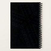 aanvaarding | Donkere Boho-textuur Notitieboek (Achterkant)