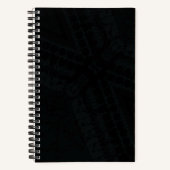 aanvaarding | Donkere Boho-textuur Notitieboek (Voorkant)