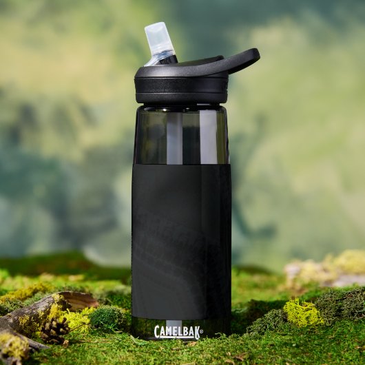 aanvaarding | Donkere Boho-textuur Waterfles (Buiten)