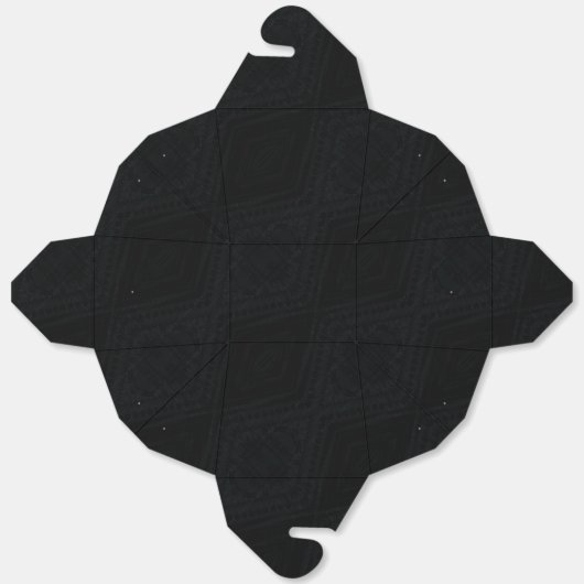 aanvaarding | Donkere geometrische structuur Bedankdoosjes (Ongevouwen)