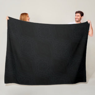 aanvaarding Donkere geometrische structuur Fleece Deken