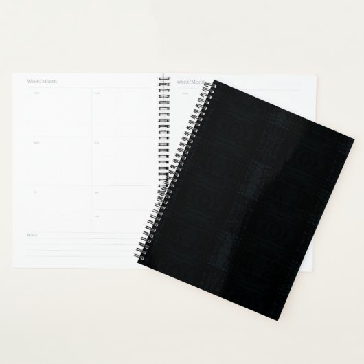 aanvaarding | Donkere Shibori-textuur Planner (Display)