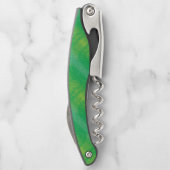 aanvaarding | Geel Groen Blauw Boho Medallions Kurkentrekker (Achterkant)