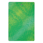 aanvaarding | Geel Groen Blauw Boho Medallions Mini Klembord (Achterkant)